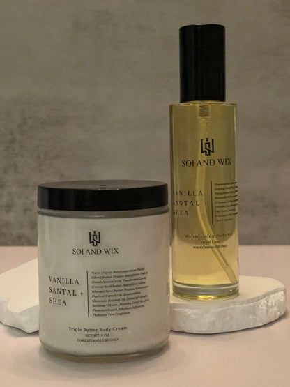 VANILLA SANTAL + SHEA
