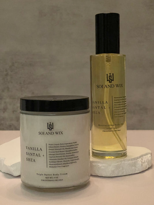 VANILLA SANTAL + SHEA